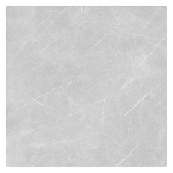 Porcelanato Marmorizado Acetinado Borda Reta Interno 94x94cm Pulpis Satiny Embramaco